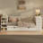 Wooden Daybed with Side Shelves and Drawers, Storage Bed with Multi-Functional Desk and Charging Station