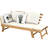Alsa 62'' Wide Straight Acacia Wood Patio Daybed with Cushions-1611185446