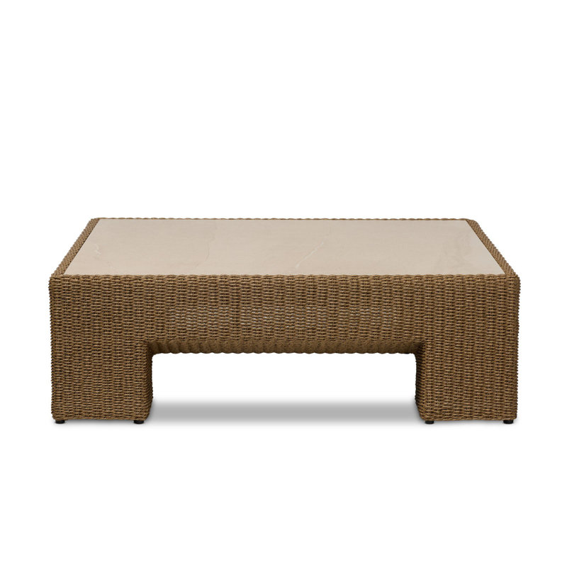 Maris Outdoor Square Coffee Table