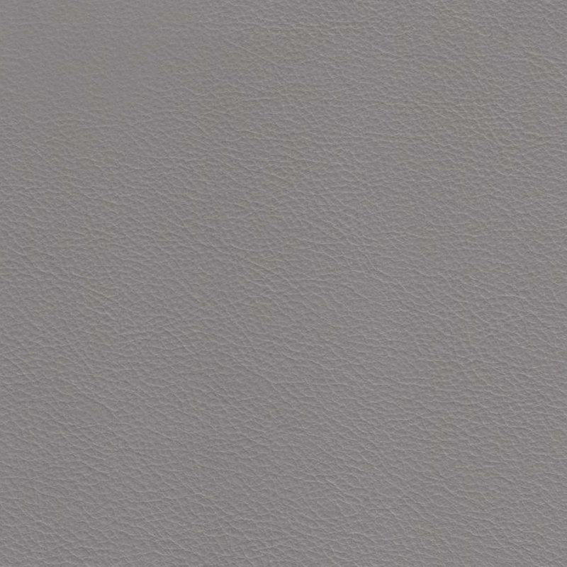 Fauteuil pivotant en cuir Pruszkow, Cuir véritable gris argenté Laguna