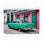 Cosey «Old Cuban Coral Green Car», reproduction de photo sur toile tendue-25678129
