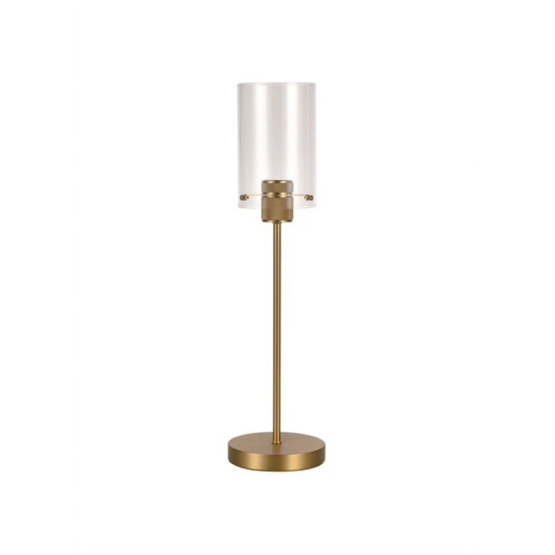 Genebern Metal Table Lamp, Brass