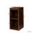 Brown Walnut Color Modular Wine Bar Cabinet With Storage Shelves With Hutch For Dining Room