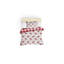 Ensemble de housse de couette simple Cozy Christmas, rouge et blanc Claret | 65% coton / 35% polyester, housse de couette 63 x 87, drap plat 63 x 94, taie d'oreiller 20 x 28 | Lavable à la machine, fermeture à boutons pour couette, taie d'oreiller pour enveloppe-256129235-256129246