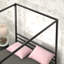 Toulouse Metal Platform Bed frame with Canopy Frame-59905135-59905130