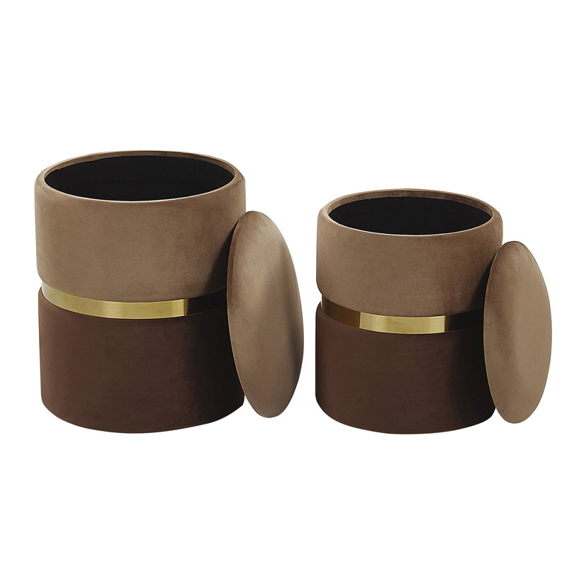 Manufactured Wood Accent Stool, Brown