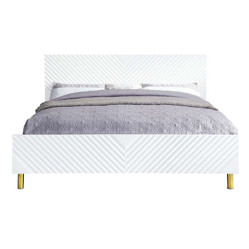Gaines High Gloss Queen Bed