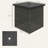 Outdoor Patio Coffee Table,Wicker Side Table With Umbrella Hole-719583862