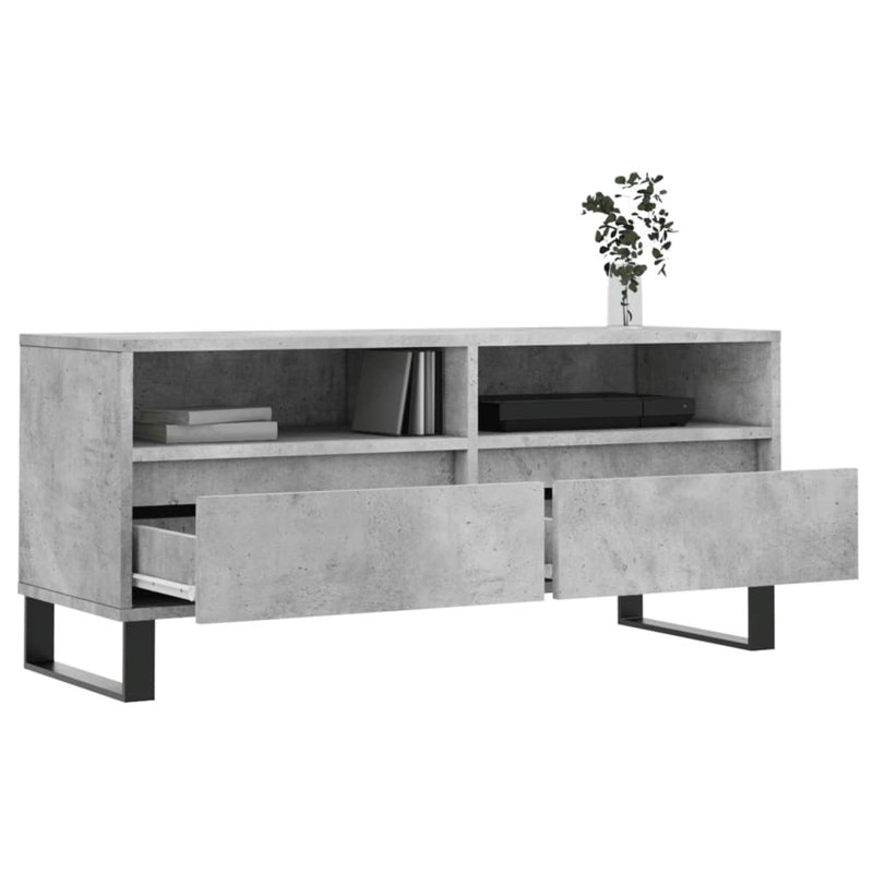 Siilata TV Stand, Concrete Grey