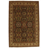 Canvello Fine Tabriz Designhand-Knotted Rug - 6' X 9'1