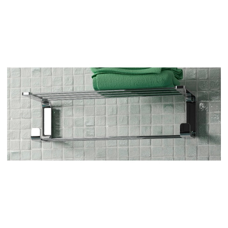 Outline Metal Bracket Shelf with Towel Bar