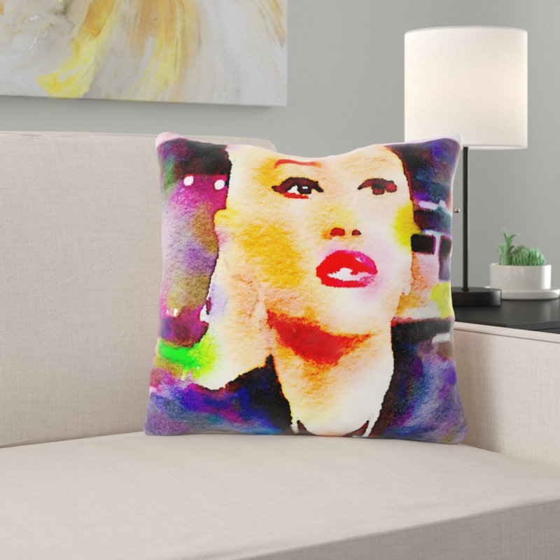 Coussin Mailloux Gwen, Micro suède, Intérieur