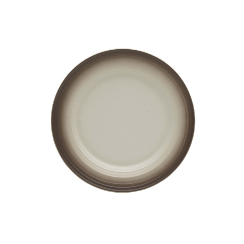 Swirl 16-Piece Dinnerware Set, Service for 4, Ombre Mocha