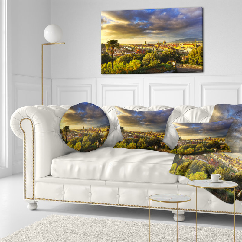 Coussin lombaire Schafer Landscape Florence Sunset