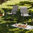 Stackable Patio Dining Chairs, Metal Textilene Modern For Backyard
