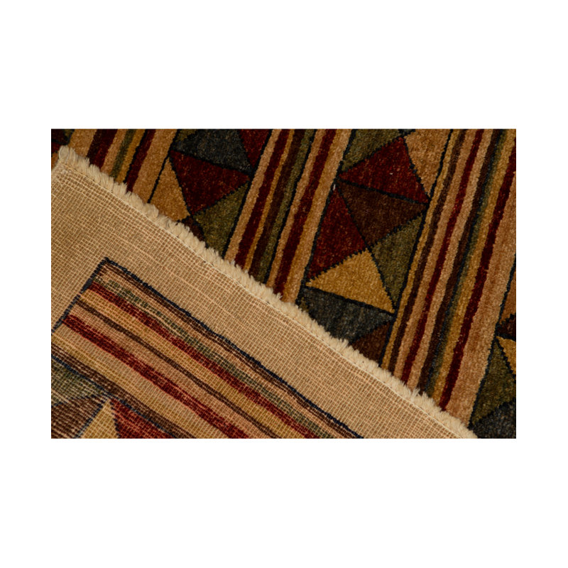 Striped Area Rug in Cream