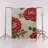 Beige Themed Red Rose and Leaf Patterned Creative Modern Decorative Rug-1291582126