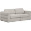 Causeuse modulaire à accoudoirs carrés de 76 po Itoro-87475468