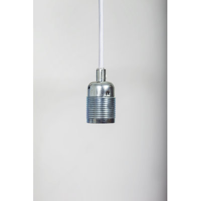 Luminaire suspendu E27 / câble blanc