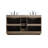 Broadlands 60'' Double Bathroom Vanity with Engineered Marble Top-34034282