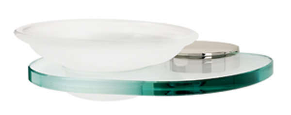 Euro Soap Dish, Polished Nickel