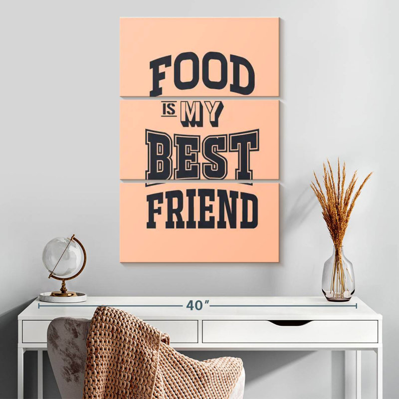 Tergel Food Typography, 32" H x 20" W