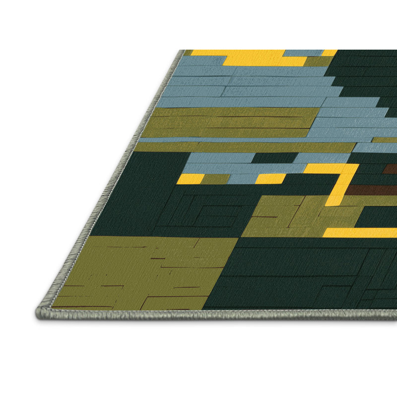 Shaded Squares Rug, Rectangle 8' x 10'