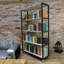 Bradbury 195 cm H Iron Etagere Bookcase-142463577-178544710