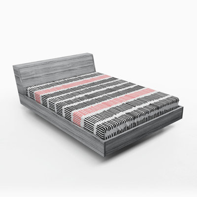 Microfiber Abstract Fitted Sheet