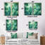 Jade Jungle jungle épaisse de palmiers III - décoration murale traditionnelle verte-114709103-114709105-114709099