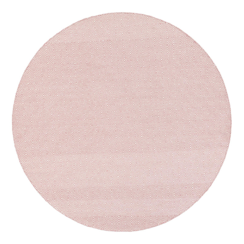 Traetyn Flatweave Wool Indoor Rug, Round 7'10"
