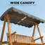 3 Person Porch Swing with Canopy