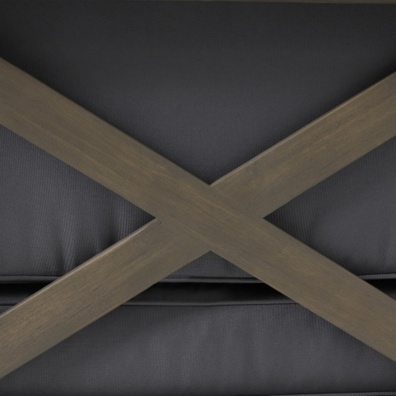 X-BACK RIGHT CORNER BENCH OF SET 2