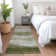 Machine Washable Indoor/Outdoor Chantille ACN1141 Green Rug