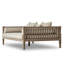 Amero Outdoor Sofa-86"-Washed Brown-Fsc