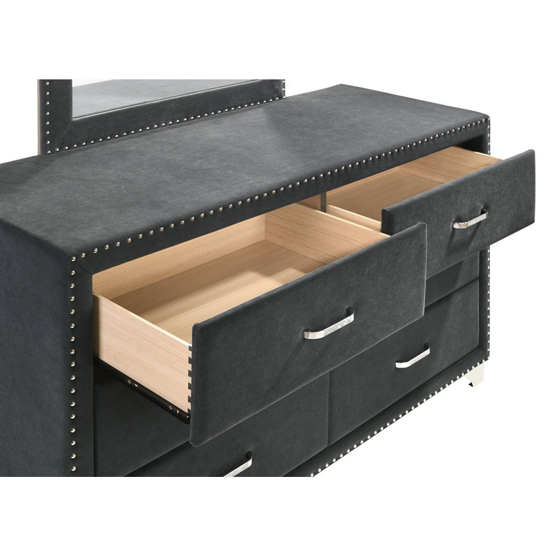 Rosedale 5-piece Eastern King Bedroom Set Grey, King, Gray