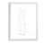 Cadre de toile blanc