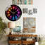 Horloge murale colorée à bulles néon pour horloge murale 12 po