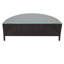 Ensemble de canapés demi-lune 5 pièces en rotin PE-634311449