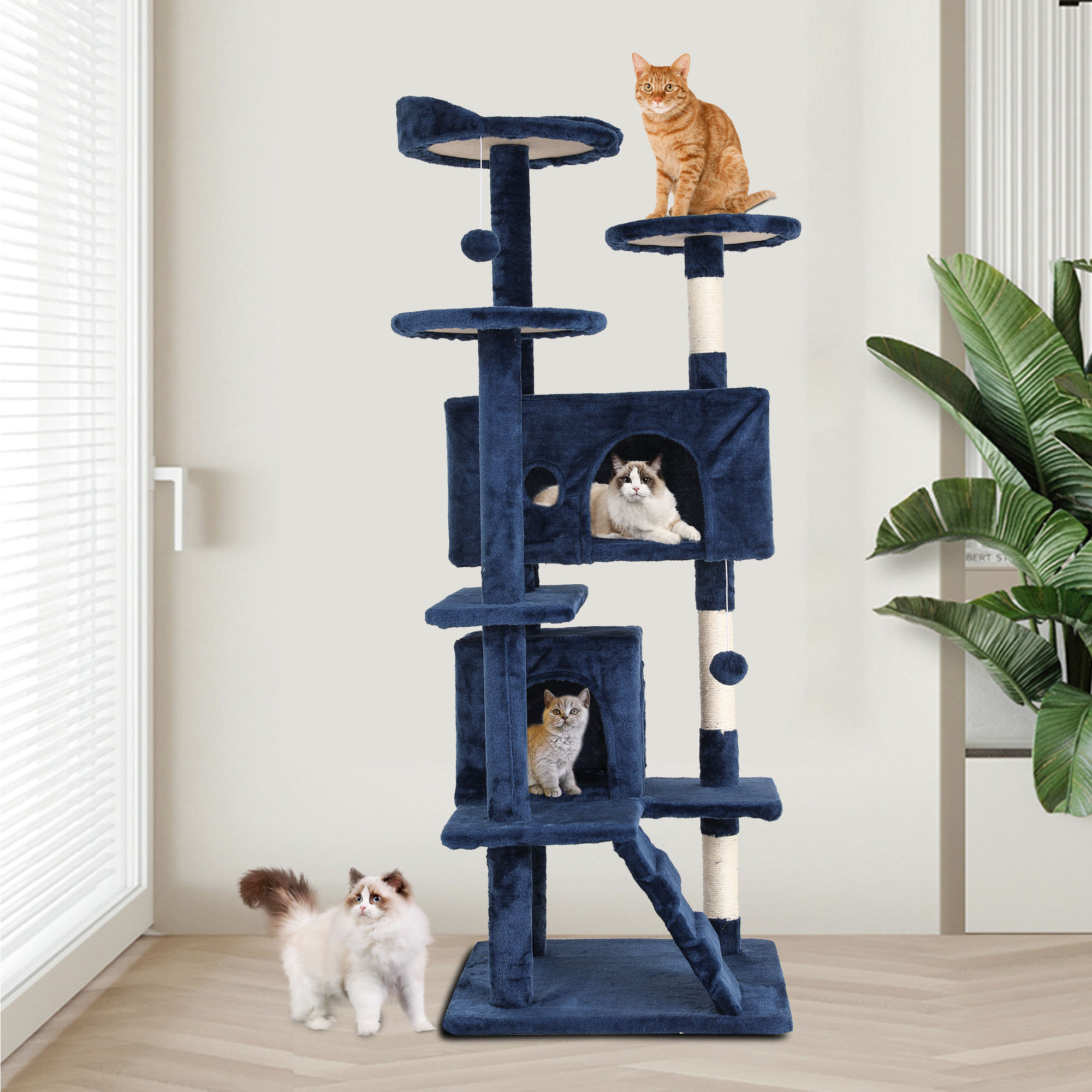 Tucker Murphy Pet™ 54' Chalsey Indoor Cat Tree | Wayfair