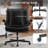 Ergonomic Cross-Legged Office Chair  With Adjustable Armrest& 360° Swivel For Home Office，350lbs Capacity-922597893-922597900