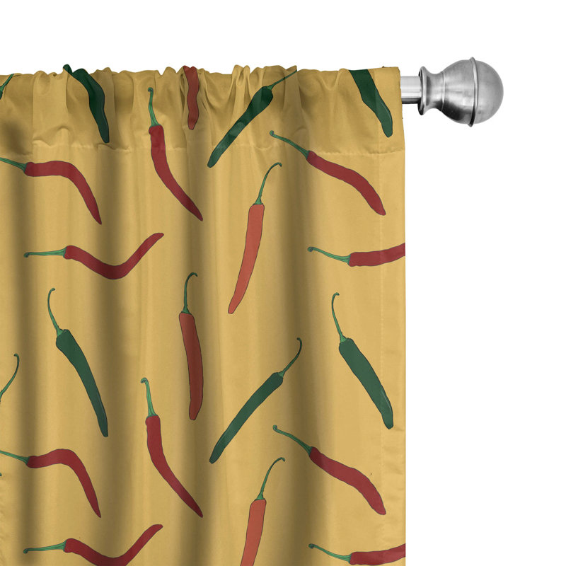 Panneau coulissant semi-diaphane avec passe-tringle Peppers, 28 po x 95 po