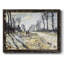«The Road, Effect Of Snow At Sunset», 1869, reproduction d'art sur toile-96282131-96282132