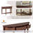 Modern Curved Console Table Sofa Table-618299348