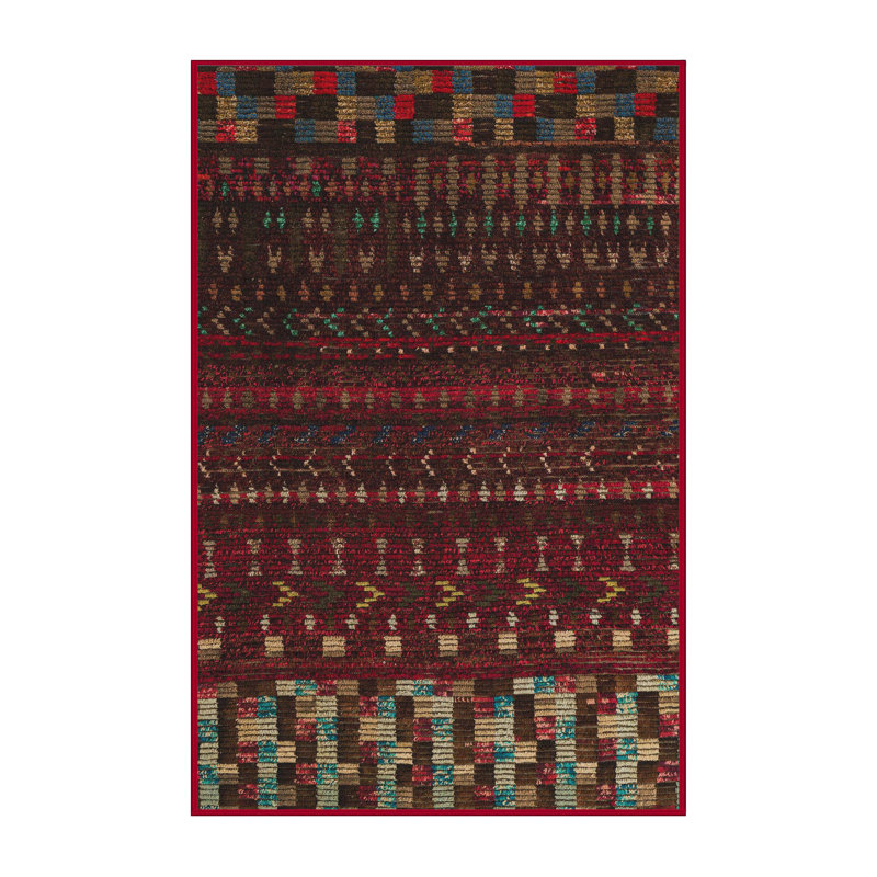 Abstract Indoor Rug, Rectangle 5' x 8'