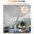 16-Light Mid Century Modern Chandelier: 40" Gold Linear Sputnik Chandeliers – Milky White Glass Globe Dining Room Light Fixture – Long Modern Pendant Chandelier for Living Room Kitchen Island Table