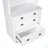 Modern Bookcase Suite With LED Lighting, 2-Piece Set Storage Bookshelf