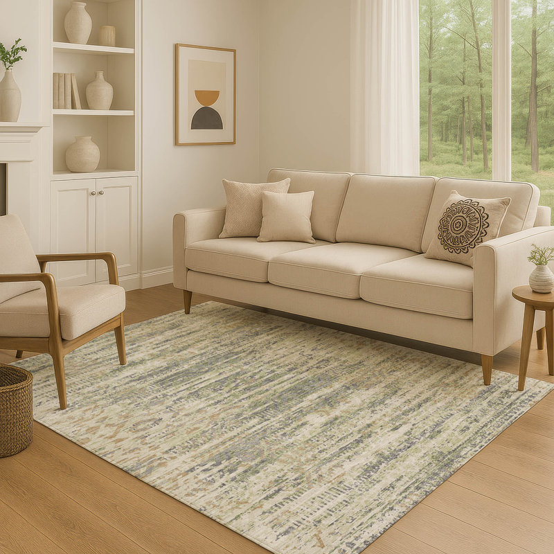Tapis marocain de qualité supérieure lavable à la machine Ansley, Rectangle 9 pi x 12 pi