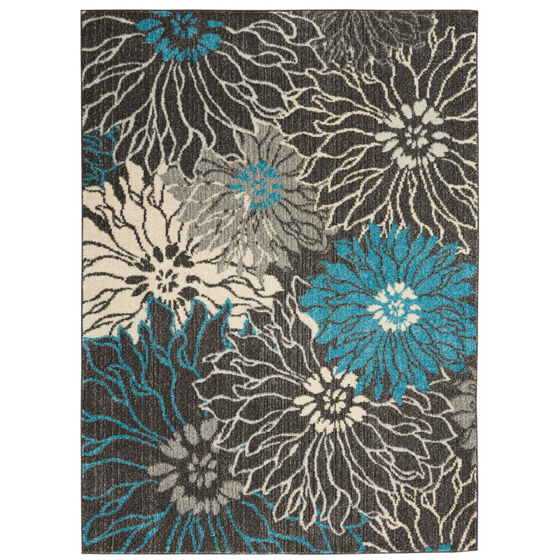 Gehl Floral Indoor Rug, Rectangle 3'9" x 5'9"