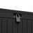 100 Gal Waterproof Outdoor Storage Box, Resin Deck Box Lockable, Patio Furniture Garden Tool, Black-129854634
